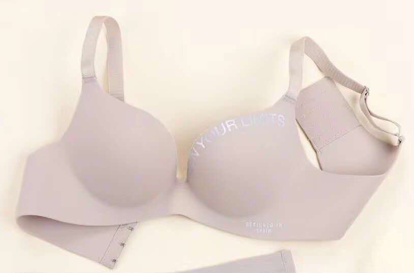 SP&CITY Women's Sports Wire-Free Push-Up Bras - Simple Colored, Gathered, Seamless Comfort
