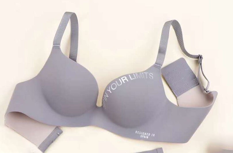 SP&CITY Women's Sports Wire-Free Push-Up Bras - Simple Colored, Gathered, Seamless Comfort