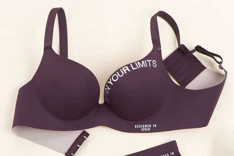 SP&CITY Women's Sports Wire-Free Push-Up Bras - Simple Colored, Gathered, Seamless Comfort