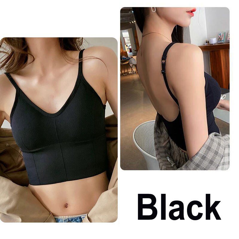 FINETOO Backless Bralette Padded Bra for Women - Comfortable and Stylish Lingerie