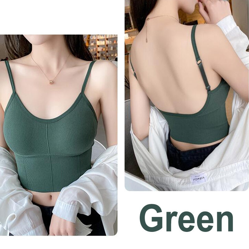 FINETOO Backless Bralette Padded Bra for Women - Comfortable and Stylish Lingerie