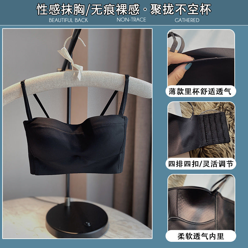 No Trace Underwear for Women - Summer Thin Section, Big Breasts Friendly, Anti - Light Bra