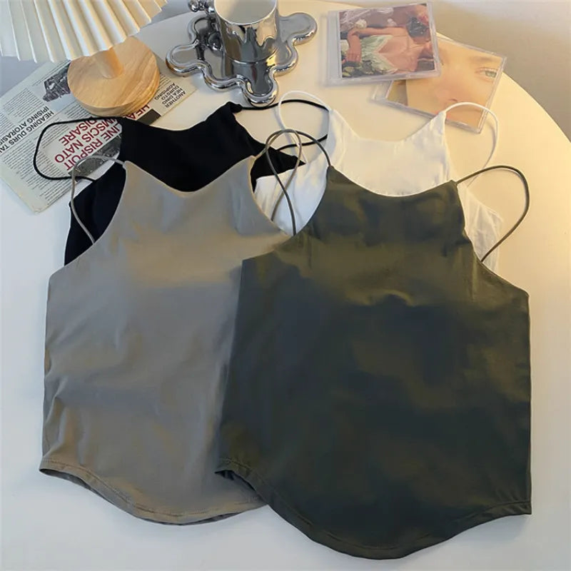 Sexy bügellose Camisole-Unterwäsche für Damen – nahtloses Bralette, Sport-Crop-Top und mehr