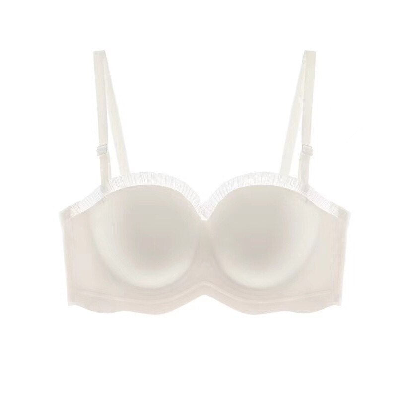 Seamless 1/2 Half Cup Push Up Bra for Women - Small, Intimate & Lace Design