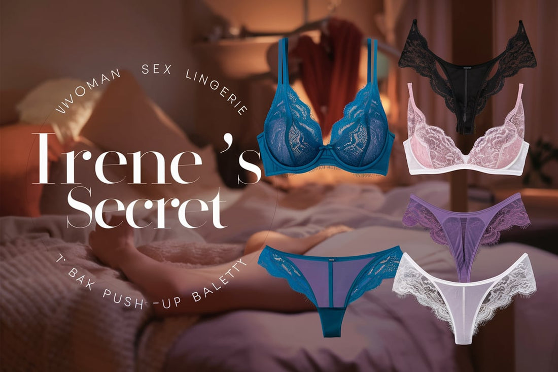 Unveil Elegance and Sensuality: Woman Sex Lingerie Set Lace Transparent Bra Set at IRENE'S SECRET