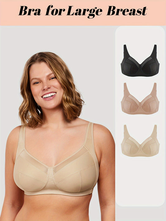 Summer-Ready H-Cup Bras: Minimizer Comfort for Fuller Figures