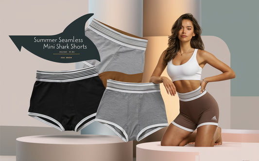 Upgrade Your Summer Style with BIVIGAOS Seamless Mini Shark Shorts
