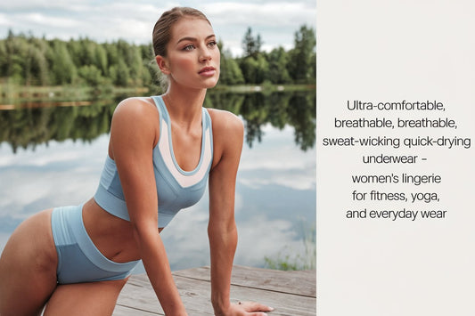 🌟 New for 2024: IRENE'S SECRET 4-Piece Seamless Sports Bra & Panty Set – Your Ultimate Workout Essential!