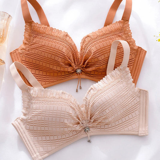2025's Must-Have Pink Lace Bra: Wireless Comfort & Style