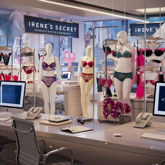 A modern and sleek office space for Irene's Secret