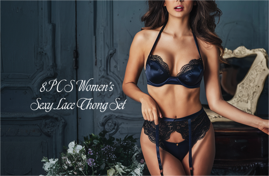 Unleash Your Inner Goddess: Experience the Epitome of Feminine Luxury with Our 2024 Lace Thong Set