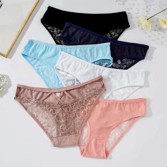 2025's Must-Have Lace Knickers: Cotton Comfort Meets Sexy Hollow-Out Design