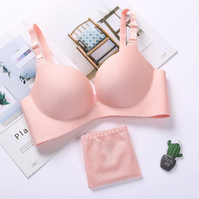 Discover the Ultimate 3/4 Cup Seamless Bra and Panties Set at Irene's Secret