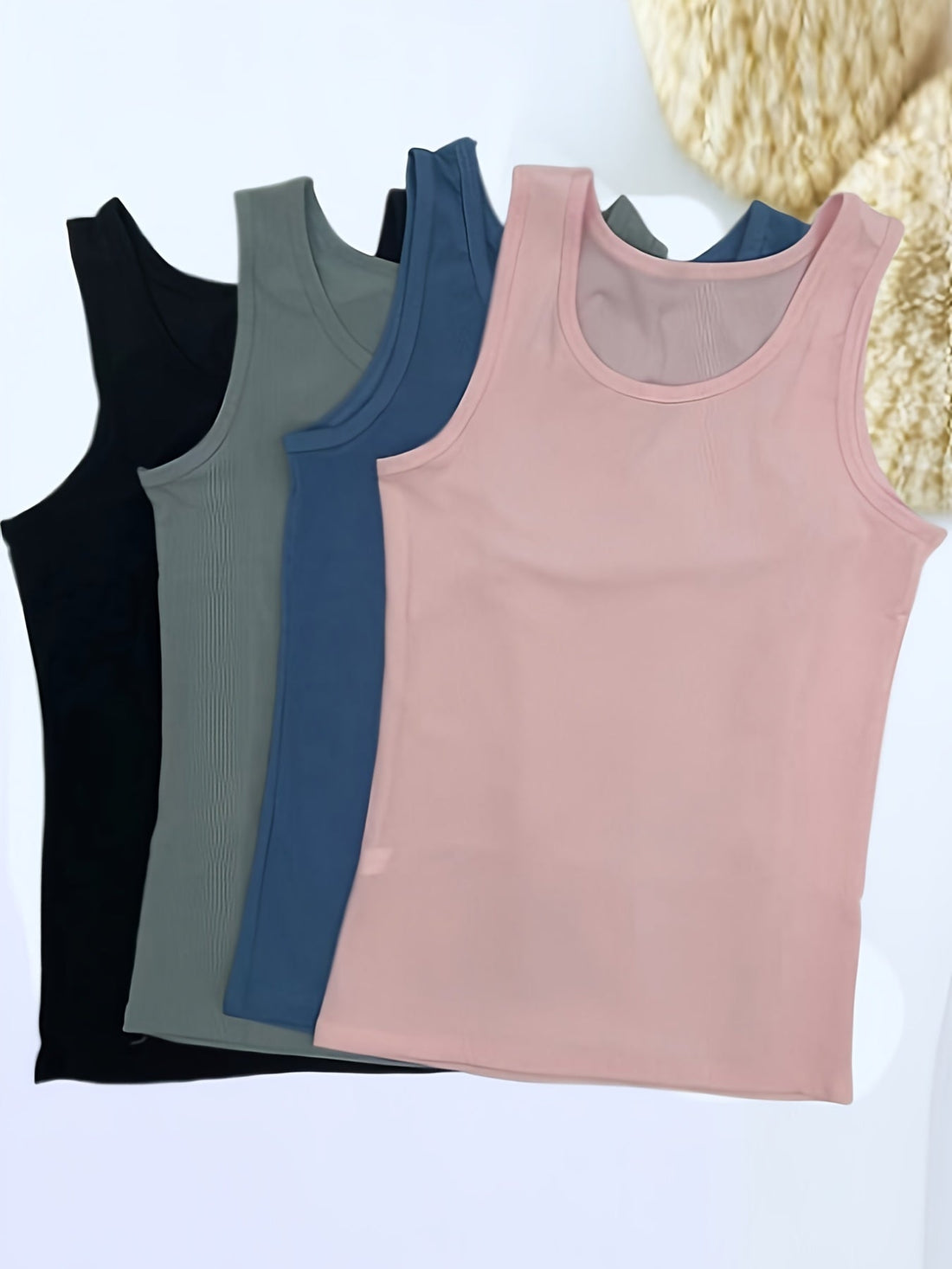 Why Every Woman Needs the 4-Piece Ribbed Tank Top Set in Her Wardrobe