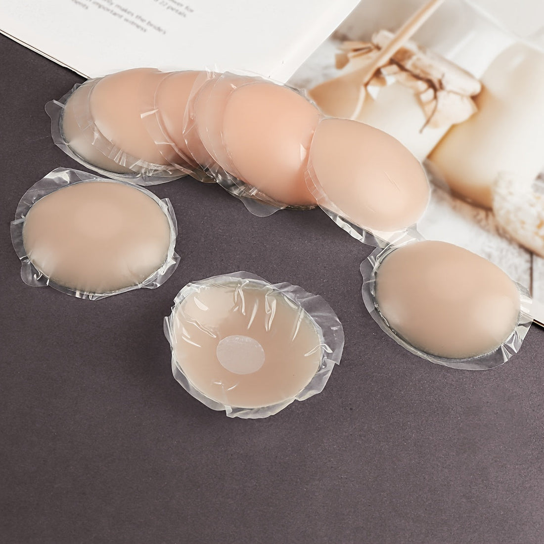 Reusable silicone nipple covers ultra-thin tapered design