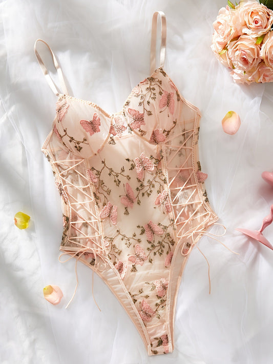 2025's Hottest Bodysuit Lingerie: Enchanting Butterfly Teddy