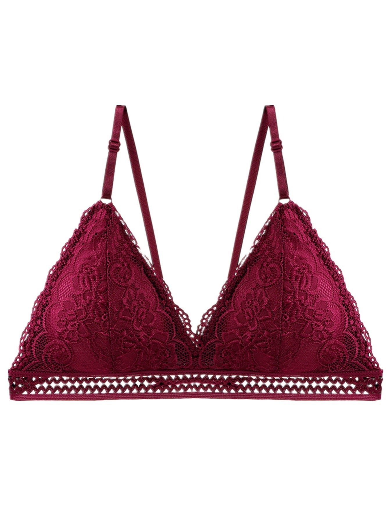 Push-Up-BH mit Spitzen-Triangel-Cups für Damen – Betonen Sie Ihre Kurven