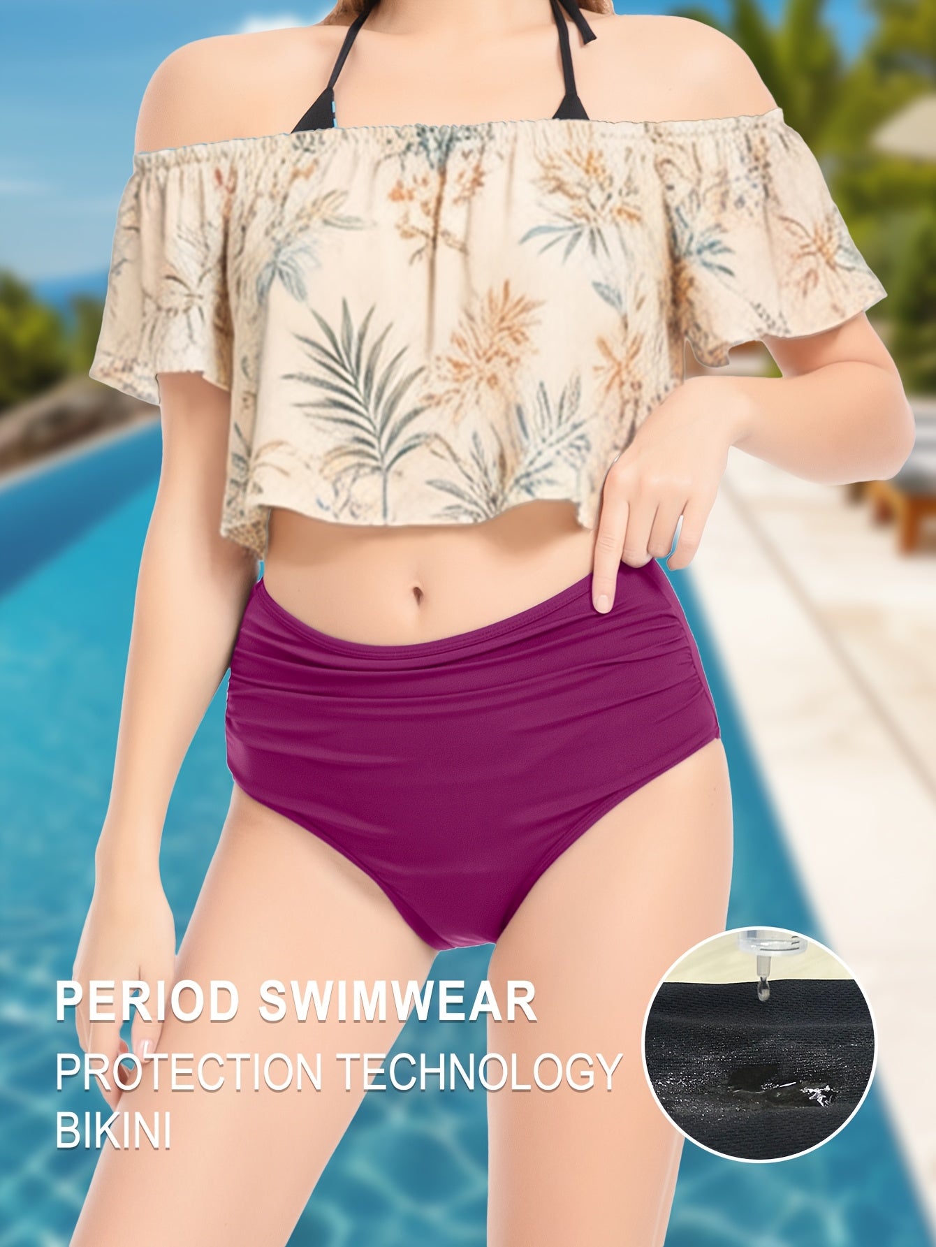 High-Waist Period Panty – 4-Layer Cotton Gusset Quick-Dry Invisible