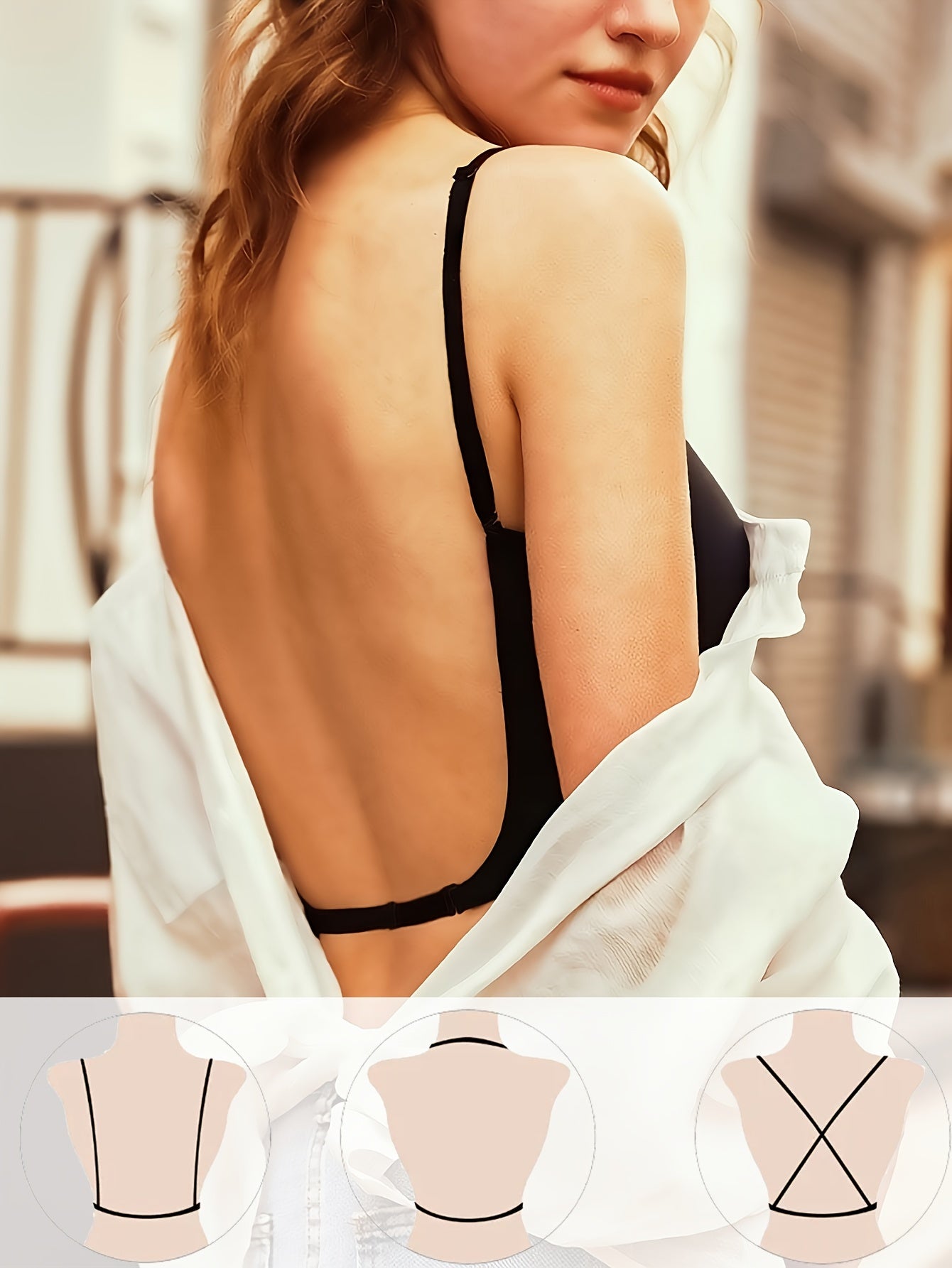 2-Pack Seamless U-Backless Sports Bras - Ultra-Breathable, Comfortable Crop Top for Yoga & Fitness