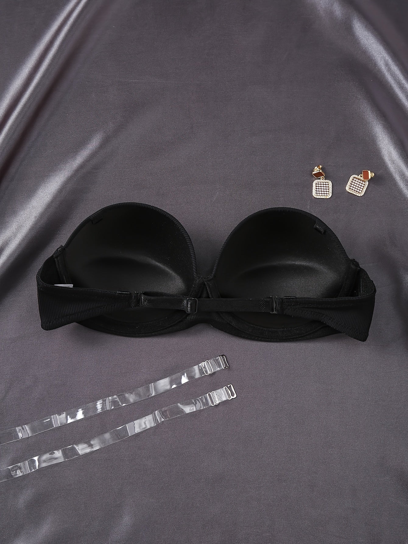 Women's Half Cup Solid Underwire Strapless Push-Up Bra - Comfy Lingerie