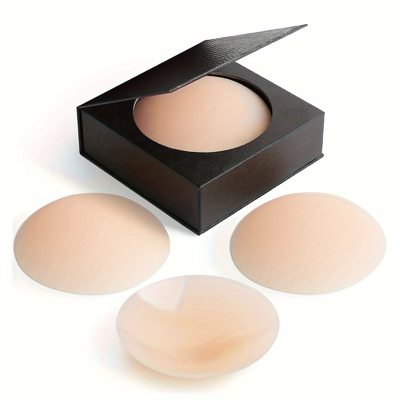 3 Pairs Reusable Silicone Nipple Covers - Seamless, Invisible, Self-Adhesive for Women's Lingerie