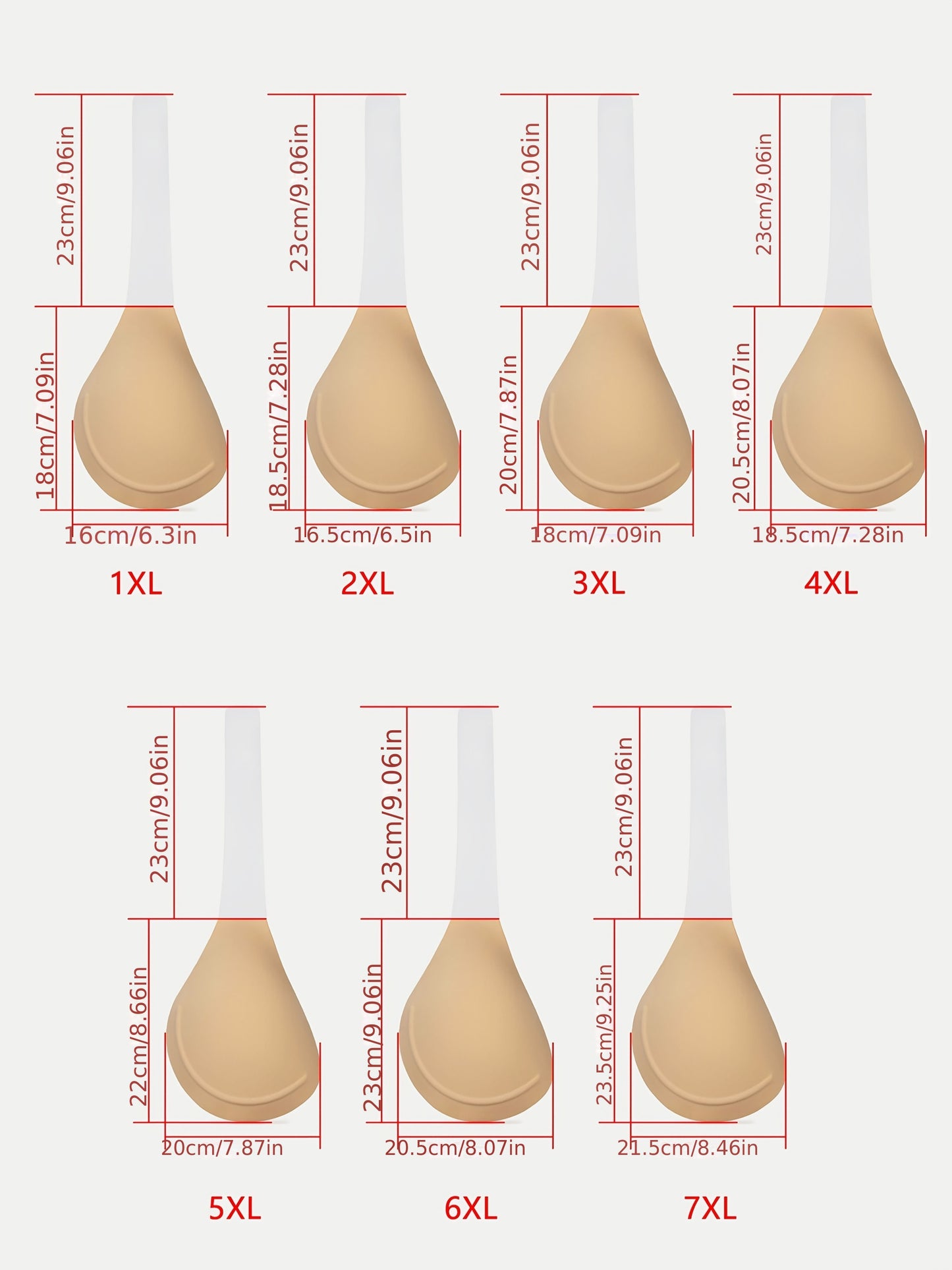 Sujetador invisible sin tirantes SAHOBBIEHOP de talla grande - Copa 3D, antiflacidez, poliéster suave, para todos los conjuntos