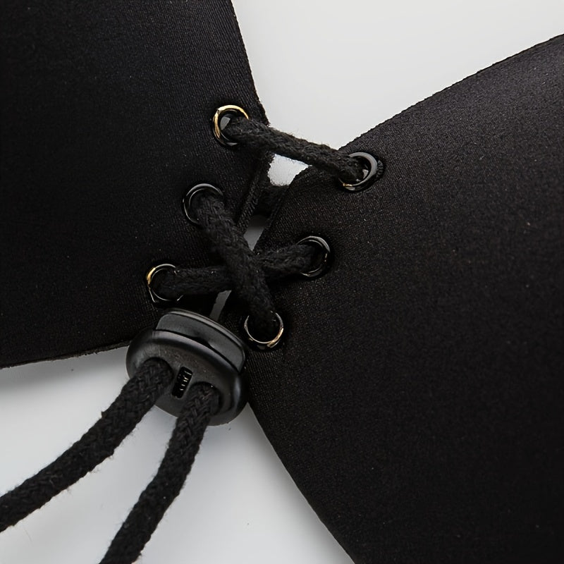 Reusable Adhesive Breast Pasties: Invisible, Backless, Lace-Up for Women
