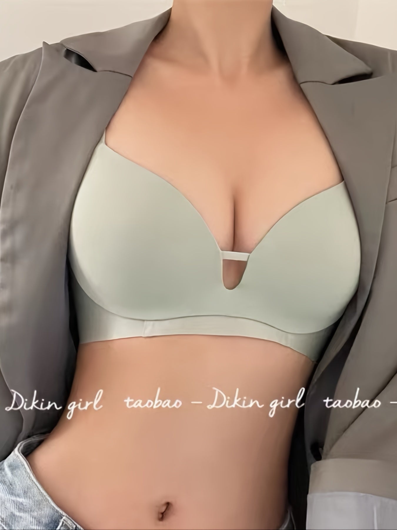 Nahtloser bügelloser Push-up-BH, weiche und bequeme Unterwäsche, Damenunterwäsche und Dessous