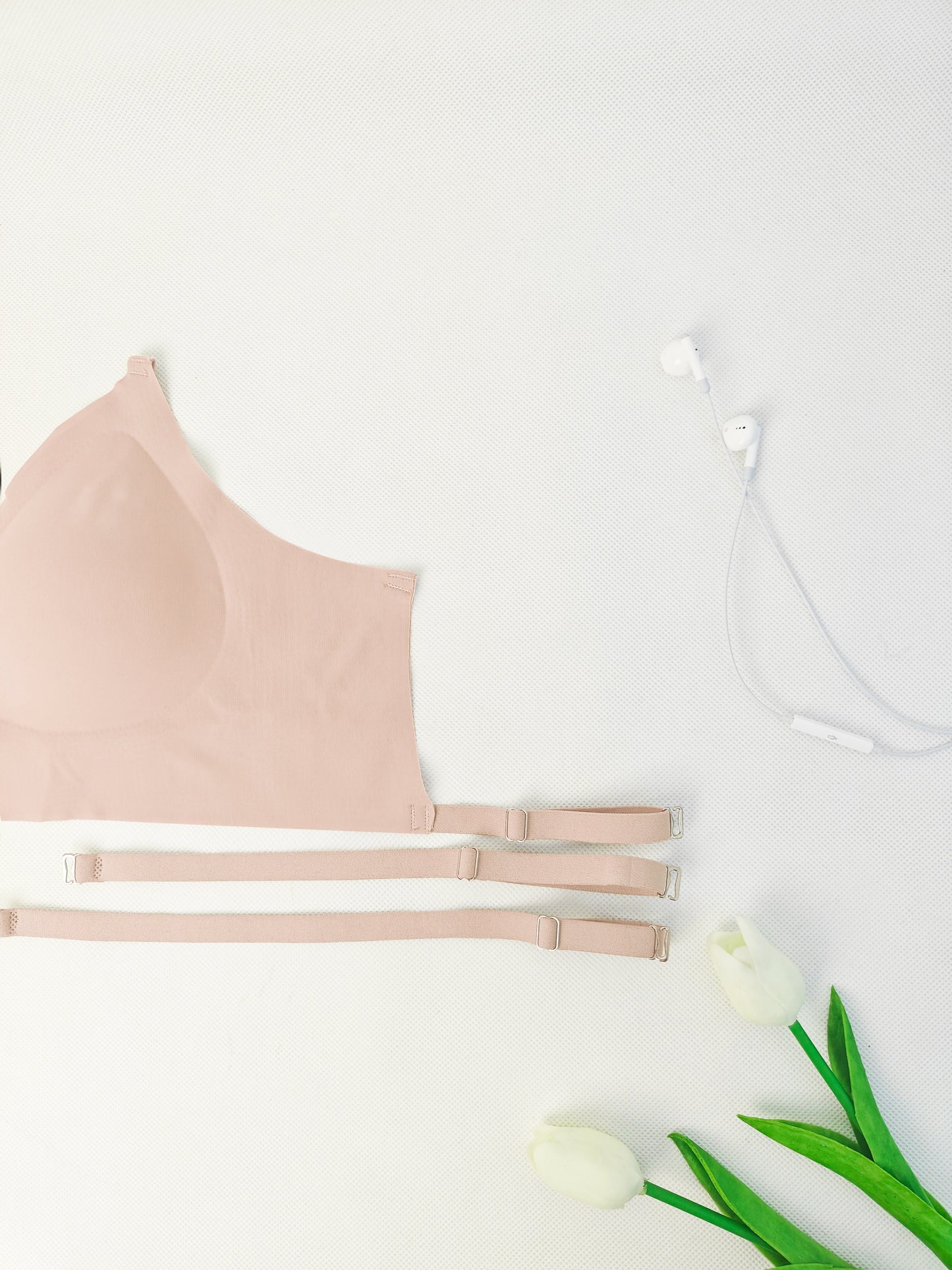 5-Pack Women's Seamless Backless Crop Tank Top Sports Bra - Wire-Free, Invisible, Adjustable Straps