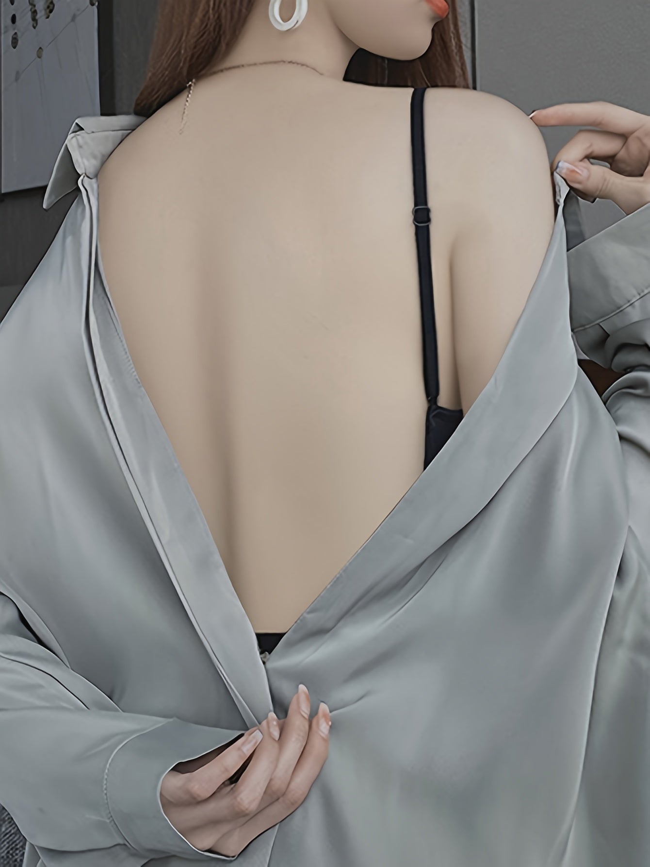 Ultra-Soft Seamless Push-Up Bra for Women - Backless, Sweat-Wicking, Removable Pads, Versatile Solid Colors