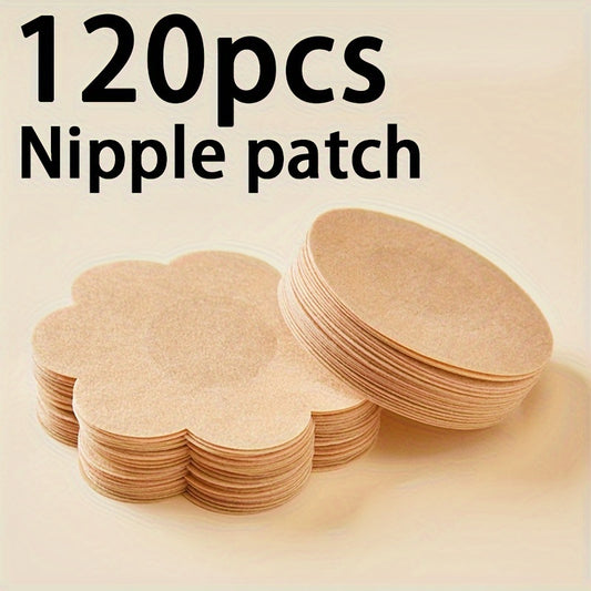 Invisible 120pcs Anti Convex Disposable Breast Pasties - Ideal Nipple Cover for Women's Lingerie