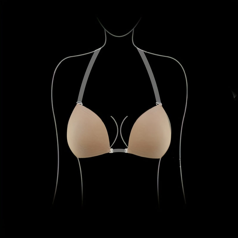 Unsichtbare BH-Aufkleber für Damen – trägerlos, Push-Up, bequem, geeignet für Hochzeiten, Partys und den Alltag