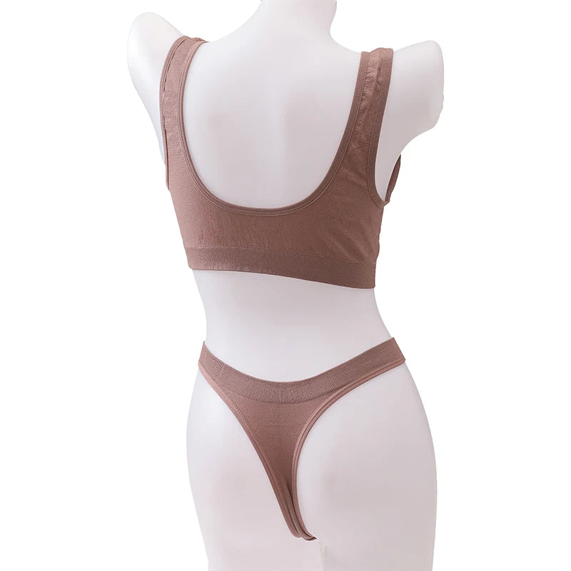 M-XL Women's Seamless Thongs G-string, Cotton Briefs, Low Waist Brazilian Panties - Sexy Ladies Intimate Lingerie