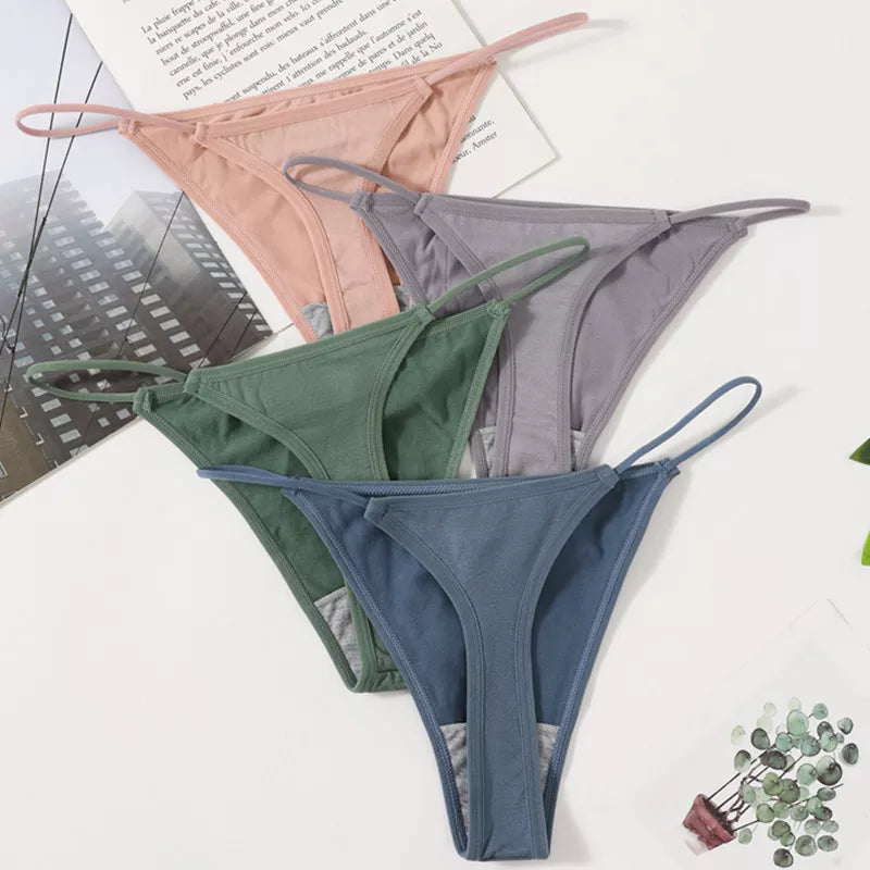 Women's Seamless G-String Underwear - Fashion Thong, Low Rise, Sexy T-Back Lingerie