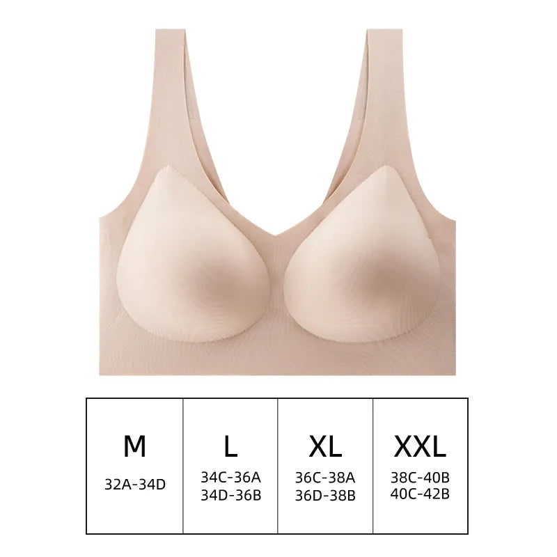 Seamless Women Push Up Bra