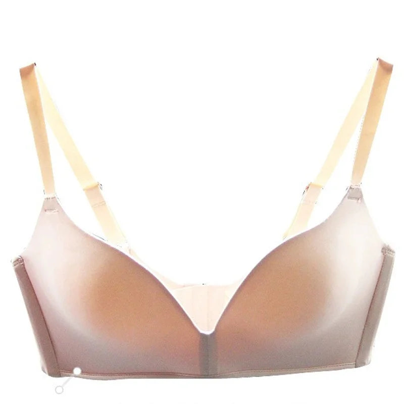 Summer Sexy Mulberry Silk Bralette - Push Up, Seamless Women's Lingerie