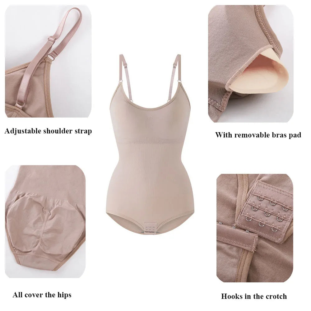 Body moldeador para mujer - Control de abdomen, mono con sujetador