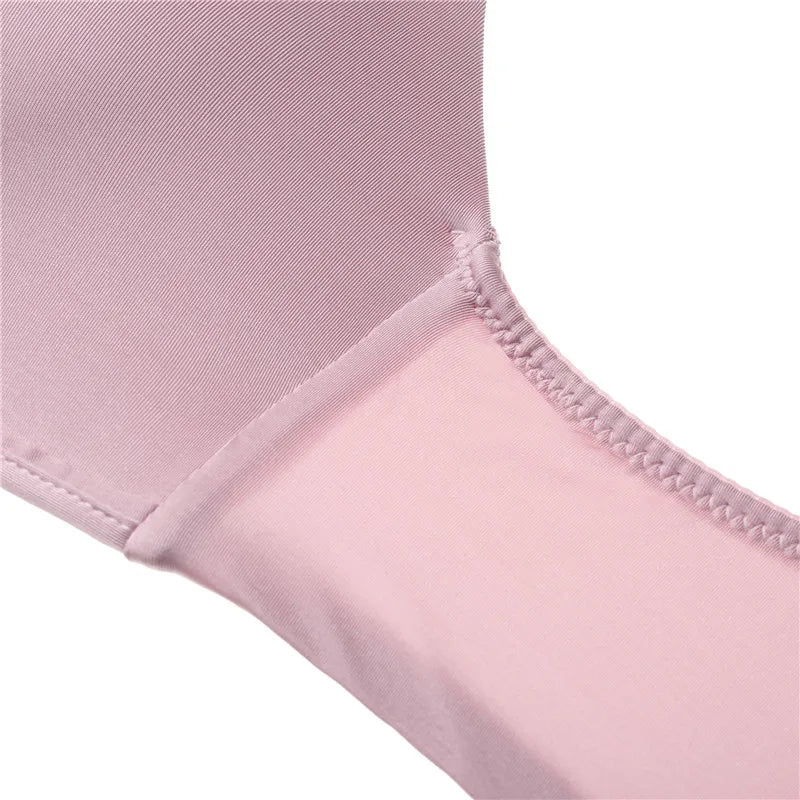 Women's Seamless Push - Up Wireless Bralette - Soft, No Steel Ring, Adjustable Straps