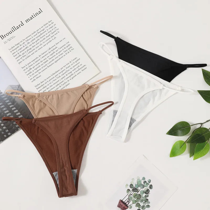 Women's Seamless G-String Underwear - Fashion Thong, Low Rise, Sexy T-Back Lingerie