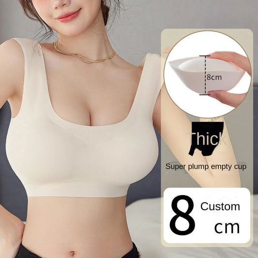 Women's Breast Revealing Lingerie - 8cm Thickened, for Small/Flat Chest, No Empty Cup