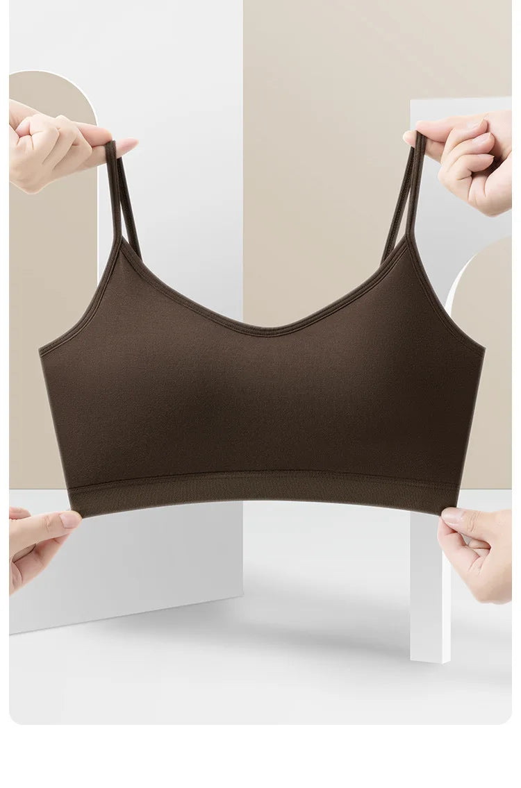 1 nahtloser Sport-BH aus Eisseide – verhindert Durchhängen, kein Stahlring, bequem, große Größe, sexy Bralette