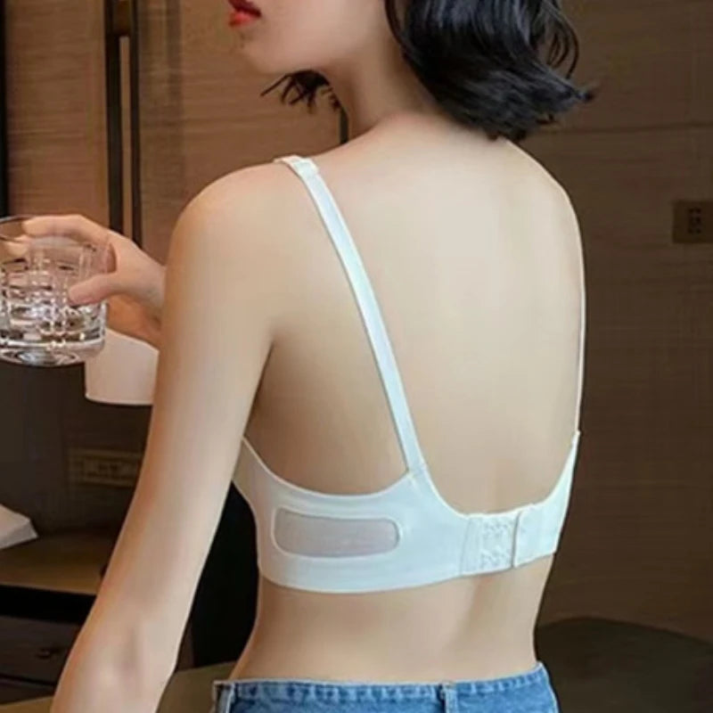 3pcs/Lot Seamless Bras for Women Nonwire Push Up Brasiere Deep V Bralette Comfort Underwear Female Invisible Bras Sexy Lingerie