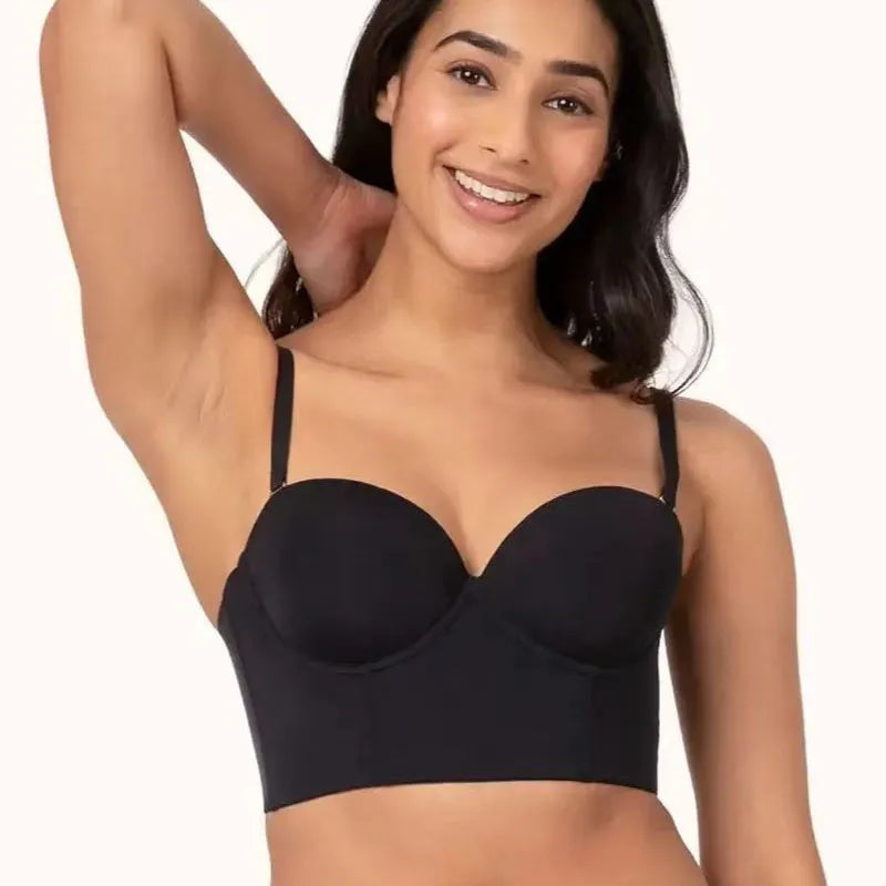 Women's Non-Slip Convertible Bandeau Bra - Dropshipping Full Support, Invisible Lifting, Strapless, Underwire for Big Cup