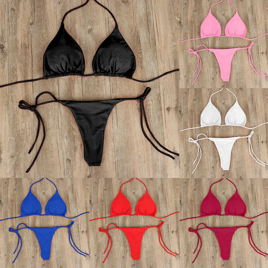 Sexy brasilianisches Bikini-Set für Damen – zweiteilige Bademode, ideal für den Sommerstrand und das Bad