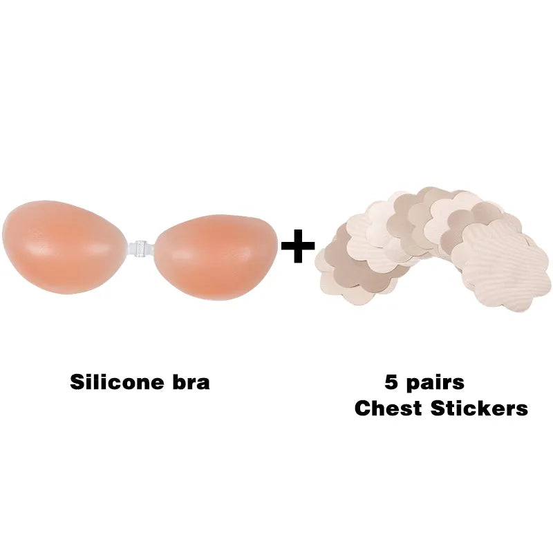 Silicone Bra Invisible Push Up