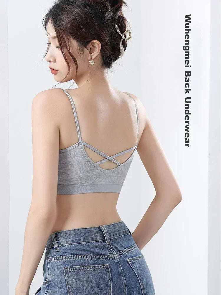 1 nahtloser Sport-BH aus Eisseide – verhindert Durchhängen, kein Stahlring, bequem, große Größe, sexy Bralette