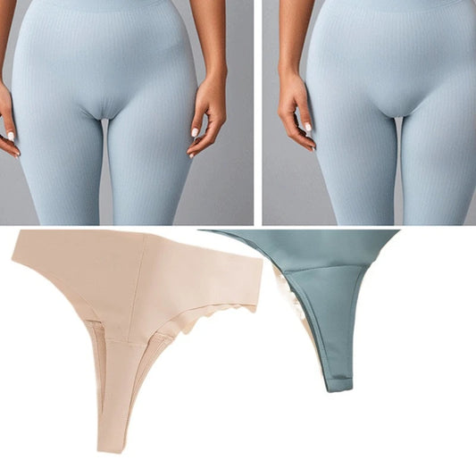 Women's Traceless Sports Anti-Camel Toe Thong Sexy Panties, Large Size T-Pants