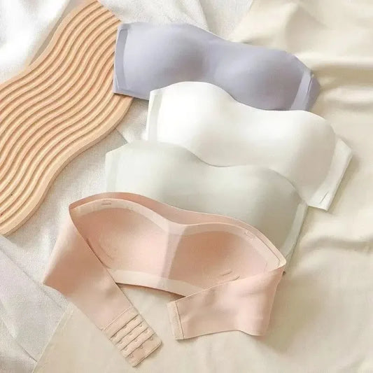 Sexy nahtloser Tube-Top-BH – unsichtbarer trägerloser Push-up-BH, bügellose Damenunterwäsche