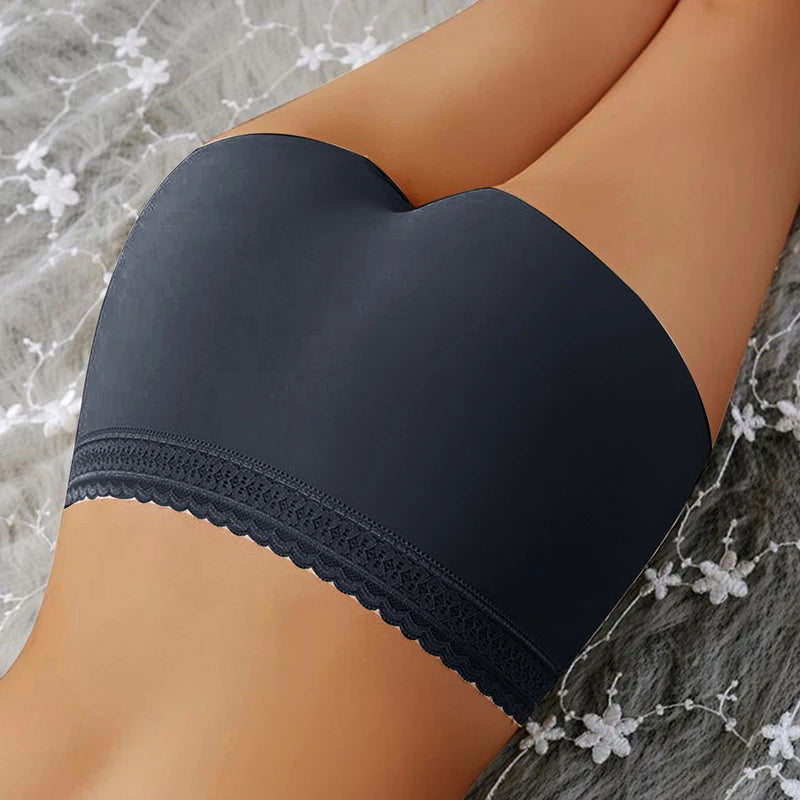 Summer Women's Seamless Ice Silk Underwear: Anti-glare Panties, Boxer Shorts & Briefs