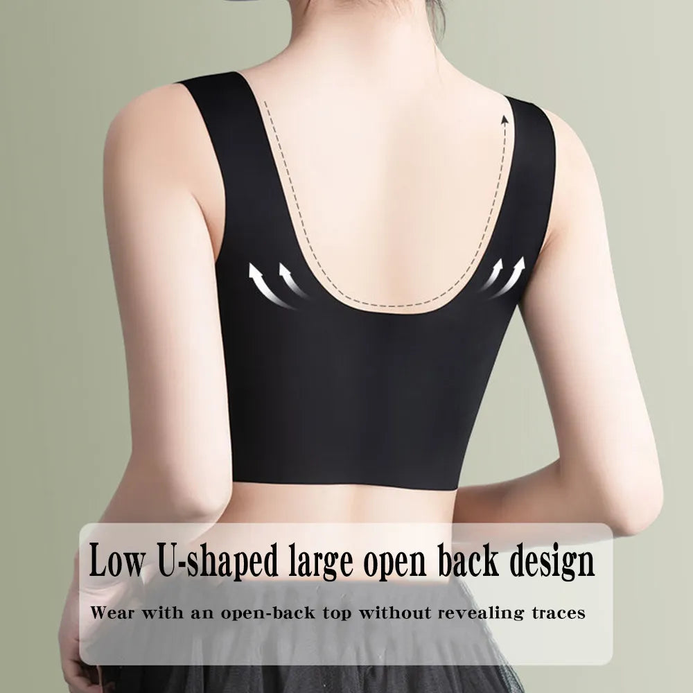 3 Pcs Sexy Seamless Bra Push Up Sports Brassiere Bh Woman Lace Bralette Wireless Bra Unwired yoga Top Women's Bras Without Bones